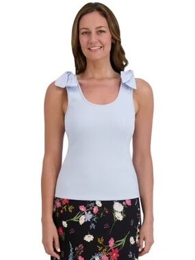 French Connection Bow Tank Top Blue XS, s & XXL NWT